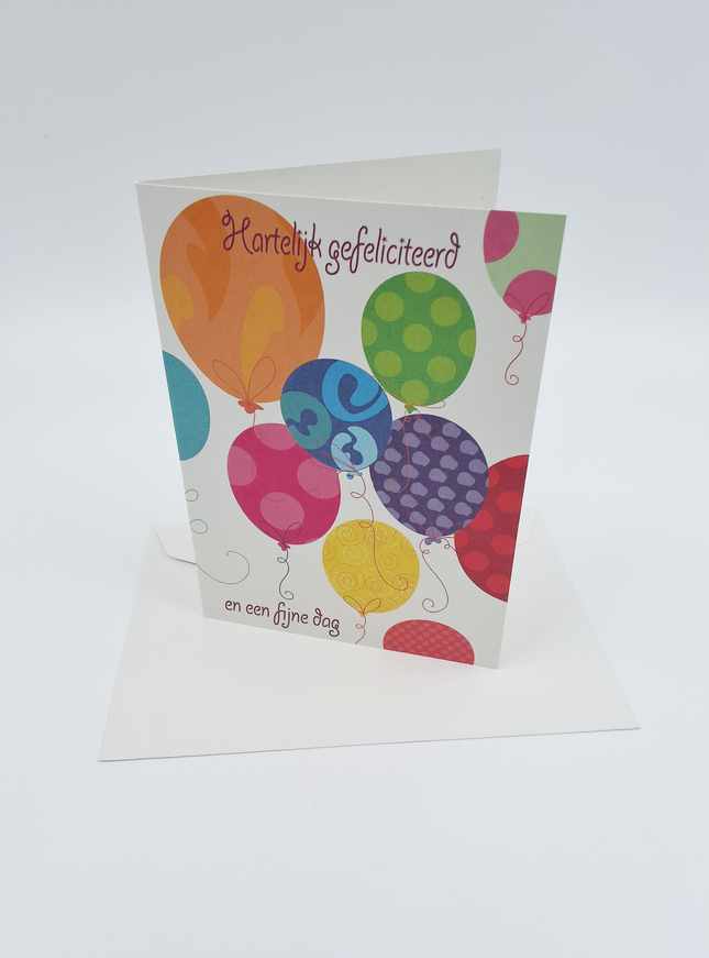 Wenskaart ballonnen HG