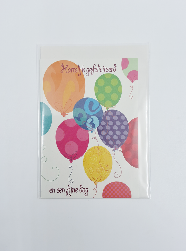 Wenskaart ballonnen HG