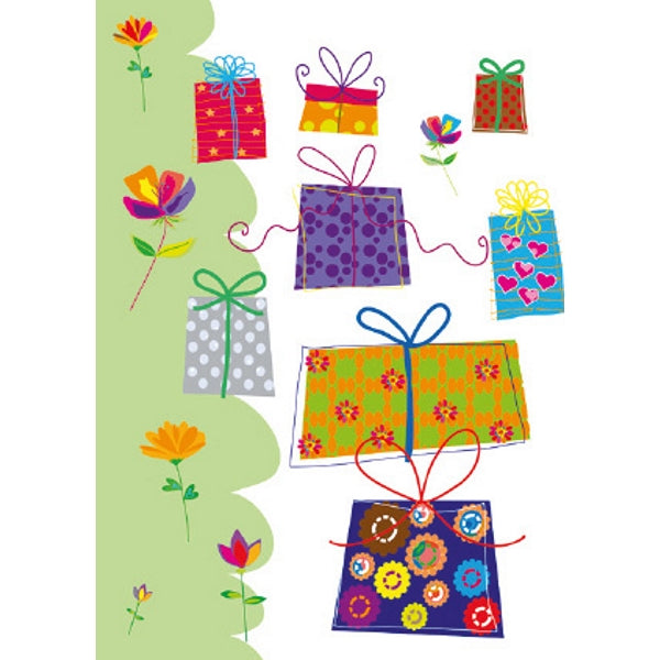 Wenskaart diverse pakjes