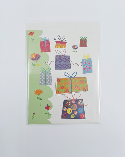 Wenskaart diverse pakjes