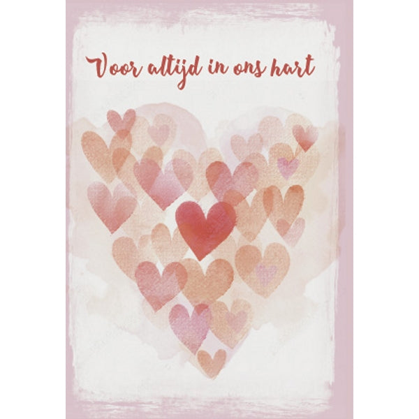 Wenskaart voor altijd in ons hart