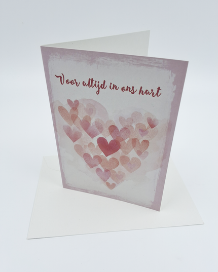 Wenskaart voor altijd in ons hart
