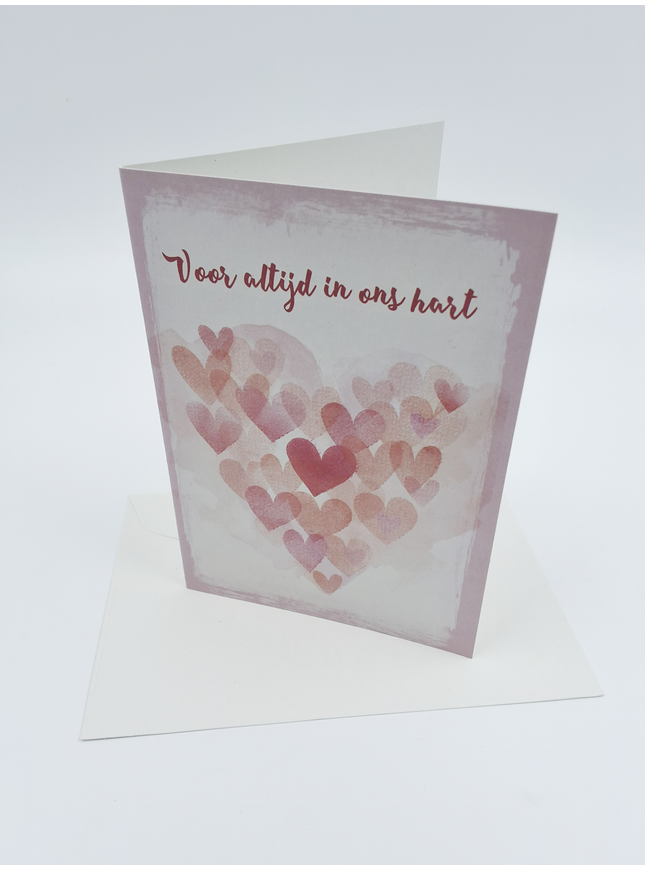 Wenskaart voor altijd in ons hart