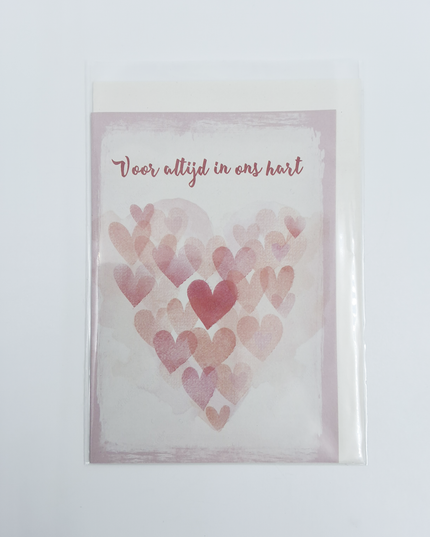 Wenskaart voor altijd in ons hart