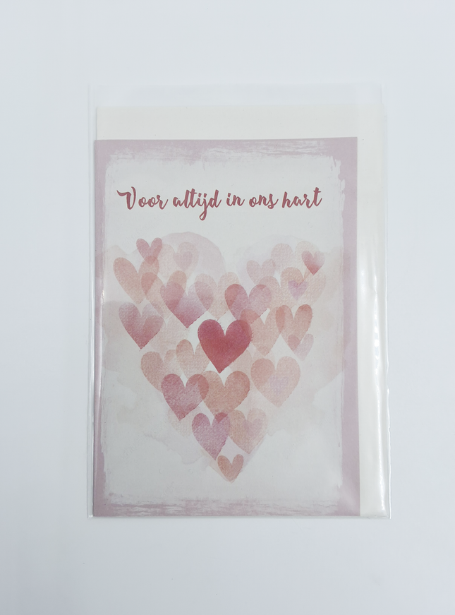 Wenskaart voor altijd in ons hart