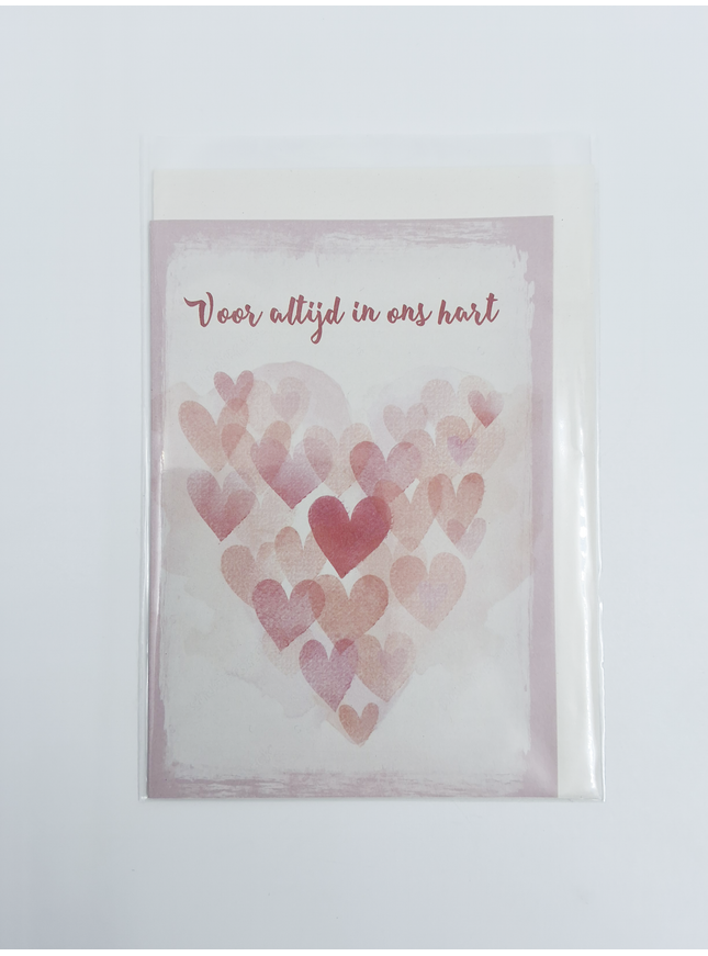 Wenskaart voor altijd in ons hart