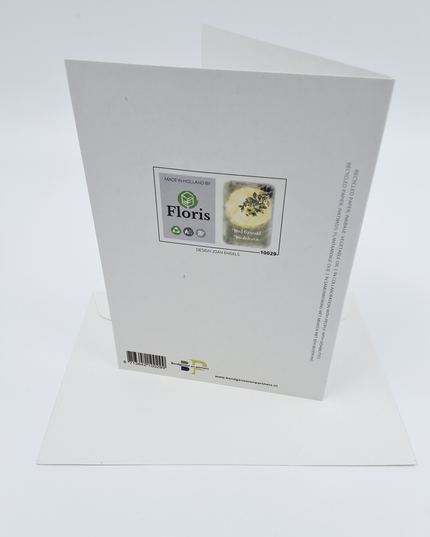 Wenskaart maan, met oprecht medeleven