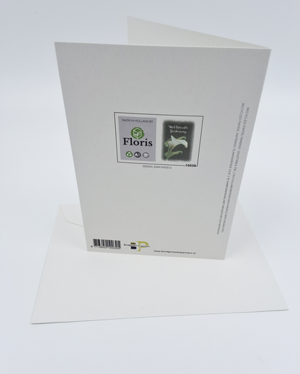 Wenskaart met oprechte deelneming