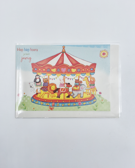 Wenskaart draaimolen