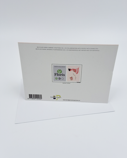 Wenskaart in blijde verwachting