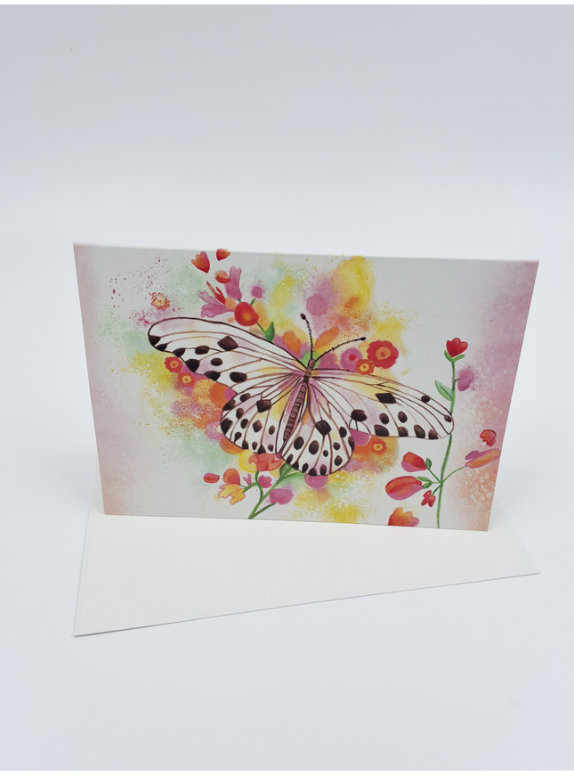 Wenskaart vlinder