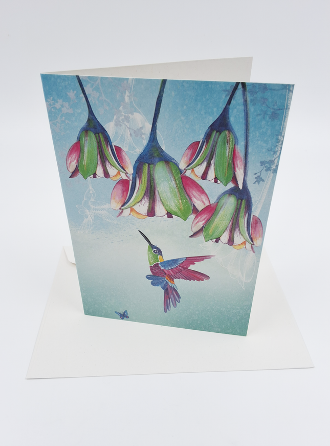Wenskaart kolibri