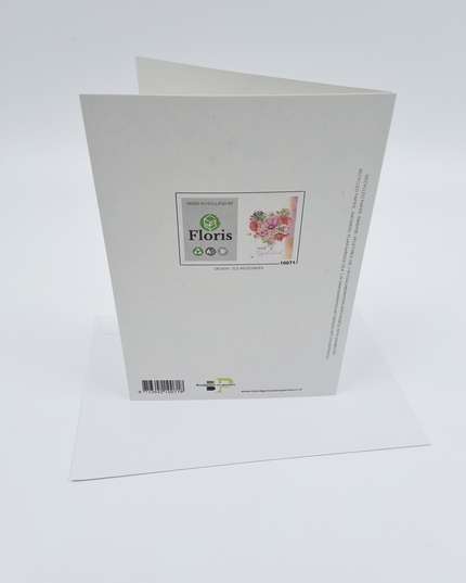 Wenskaart hartelijk gefeliciteerd