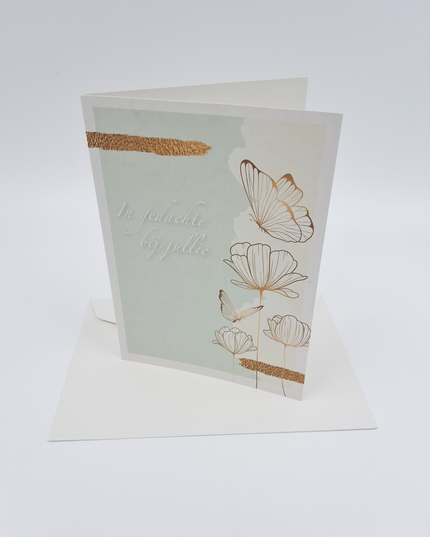 Wenskaart in gedachte bij jullie