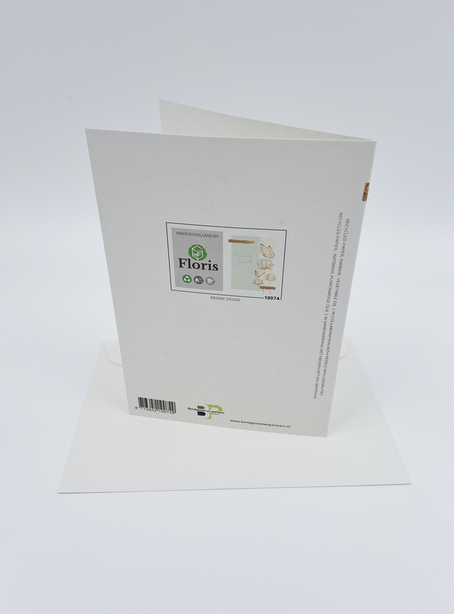 Wenskaart in gedachte bij jullie