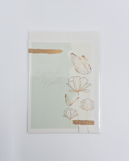 Wenskaart in gedachte bij jullie