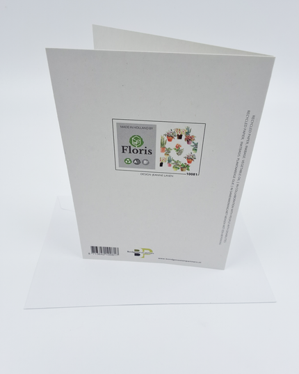 Wenskaart ring van planten