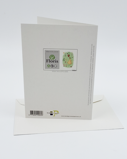 Wenskaart tuin gereedschap