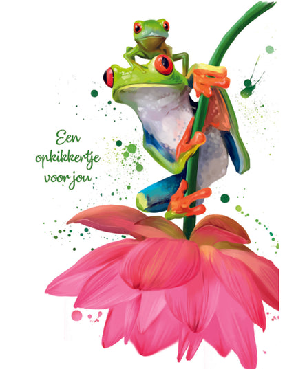 Wenskaart een opkikkertje