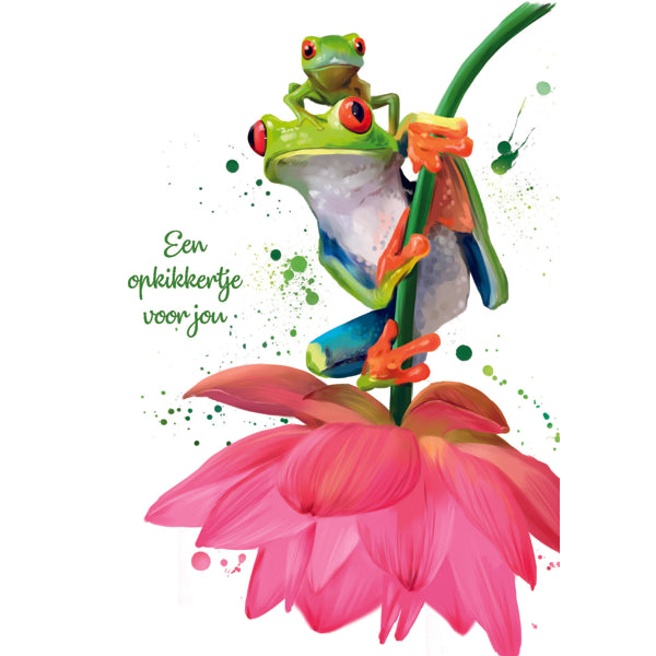 Wenskaart een opkikkertje