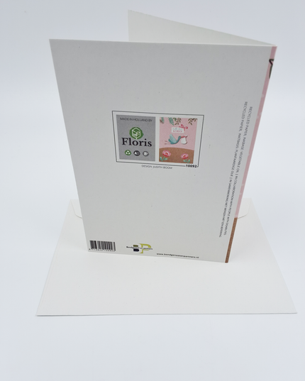 Wenskaart hallo klein wonder meisje