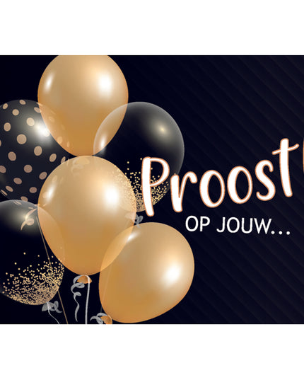 Wenskaart proost op jouw…