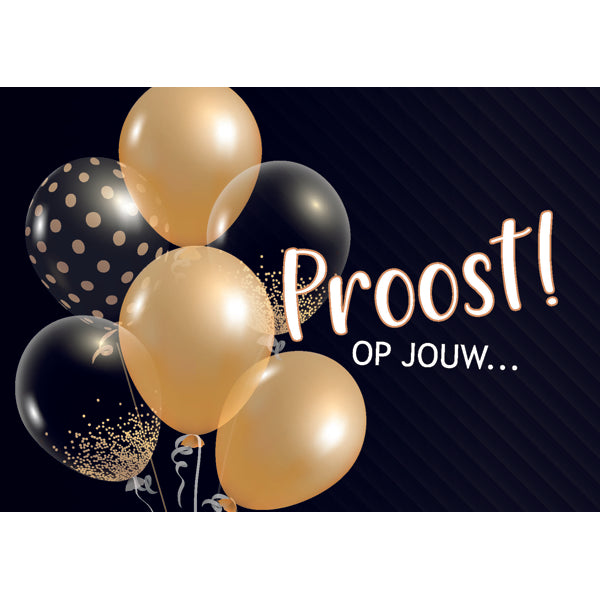 Wenskaart proost op jouw…
