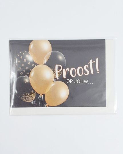 Wenskaart proost op jouw…