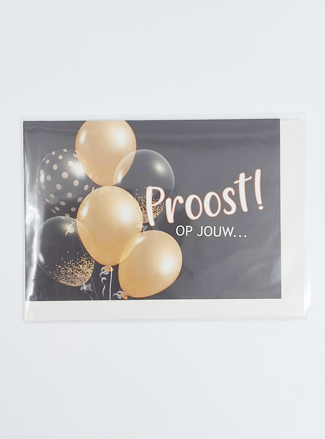 Wenskaart proost op jouw…
