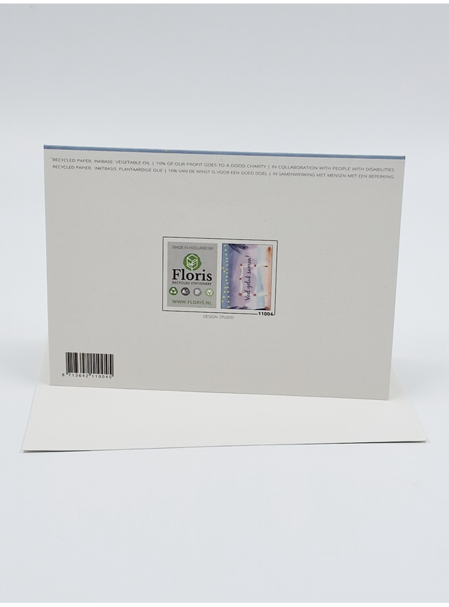 Wenskaart veel geluk samen