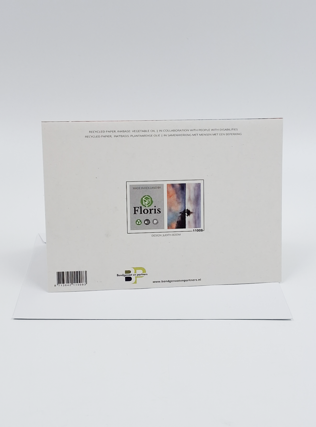 Wenskaart zeilboot 2