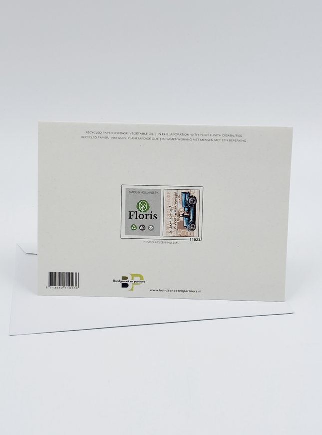 Wenskaart je bent niet oud, je bent gewoon vintage