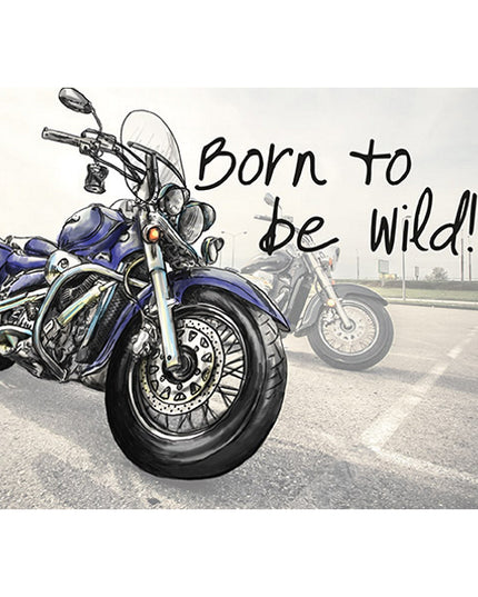 Wenskaart born to be wild