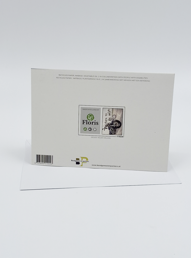 Wenskaart born to be wild