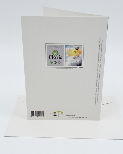 Wenskaart riet en zonlicht