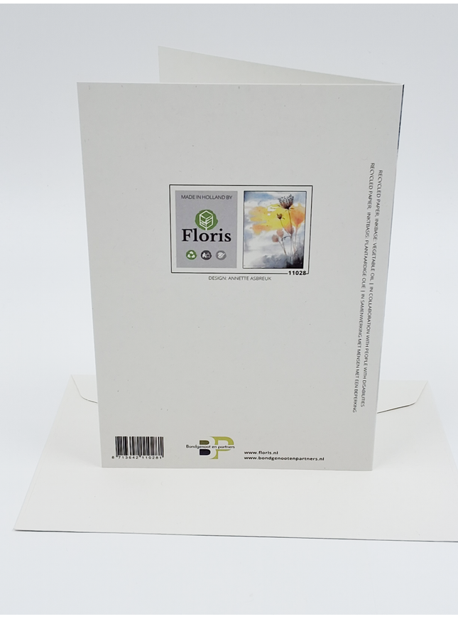 Greeting card reed and sunlight