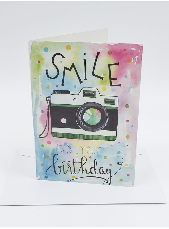 Greeting card smile it's your birthday