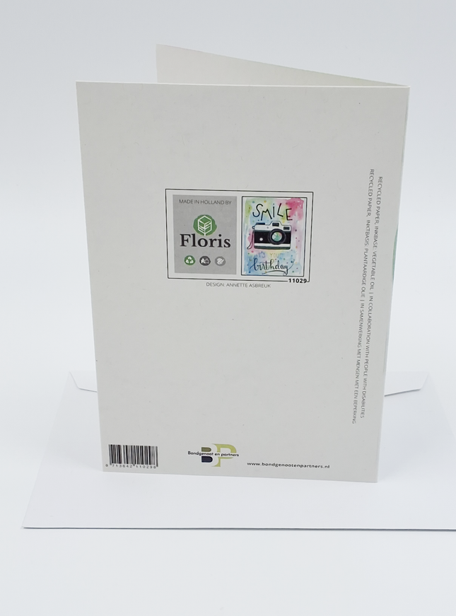 Wenskaart smile it's your birthday