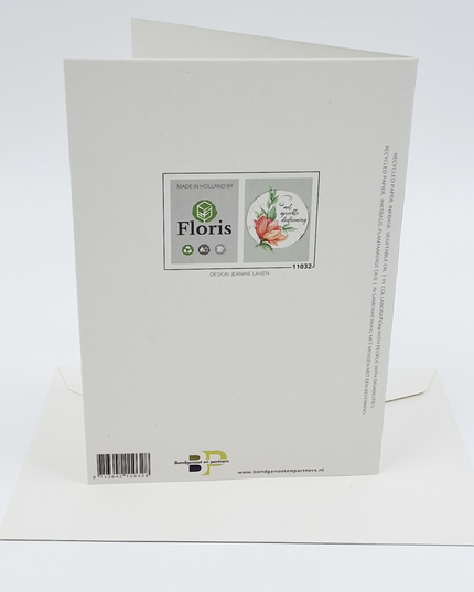 Wenskaart met oprechte deelneming