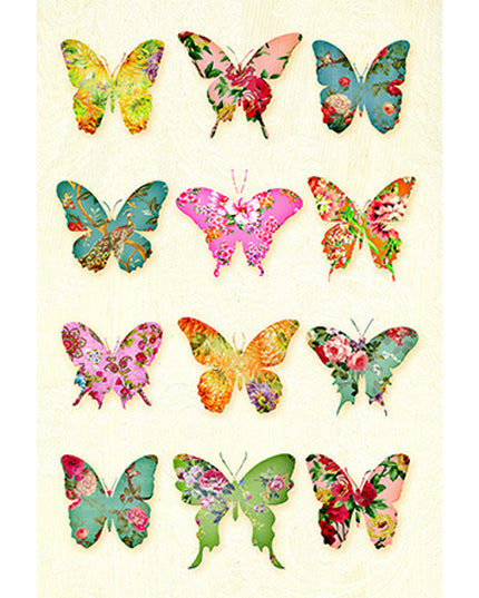 Wenskaart vlinders
