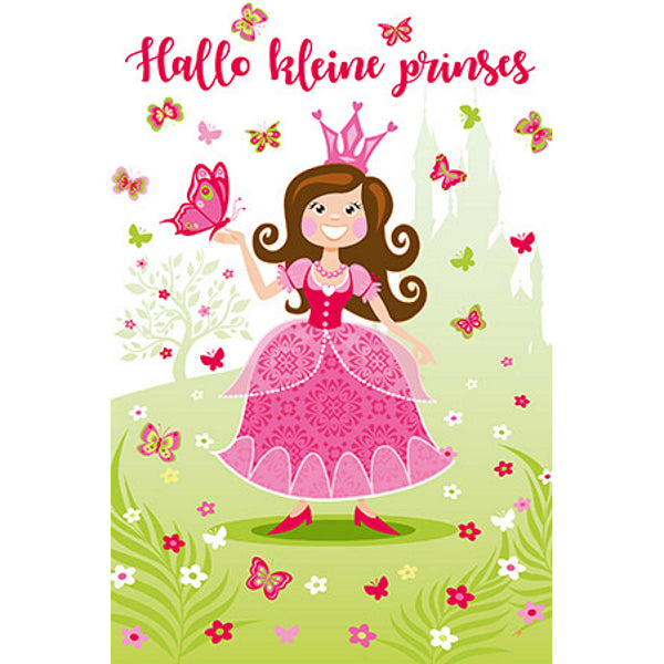 Wenskaart kleine prinses