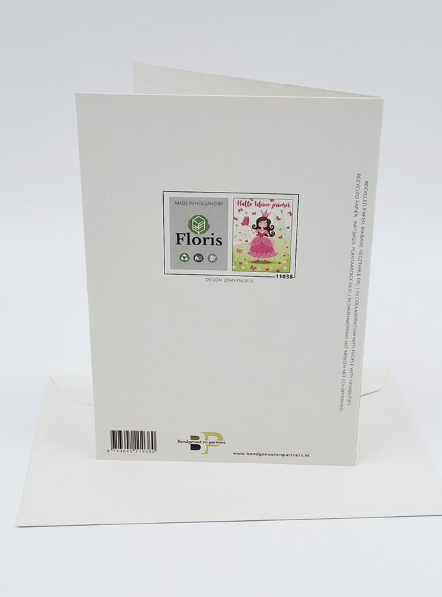 Wenskaart kleine prinses