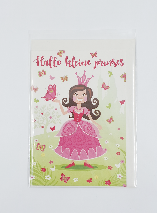 Wenskaart kleine prinses