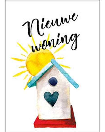 Wenskaart nieuwe woning