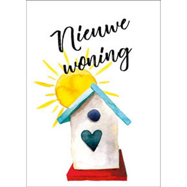 Wenskaart nieuwe woning