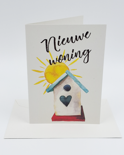 Wenskaart nieuwe woning