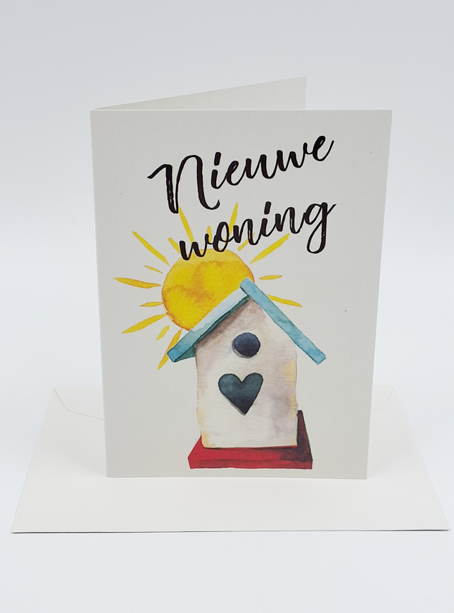 Wenskaart nieuwe woning