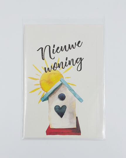 Wenskaart nieuwe woning