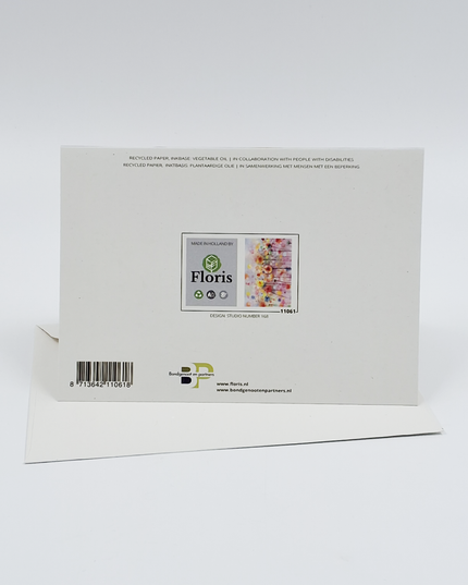 Wenskaart veldboeket