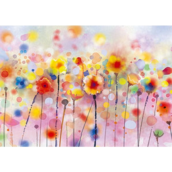 Wenskaart veldboeket